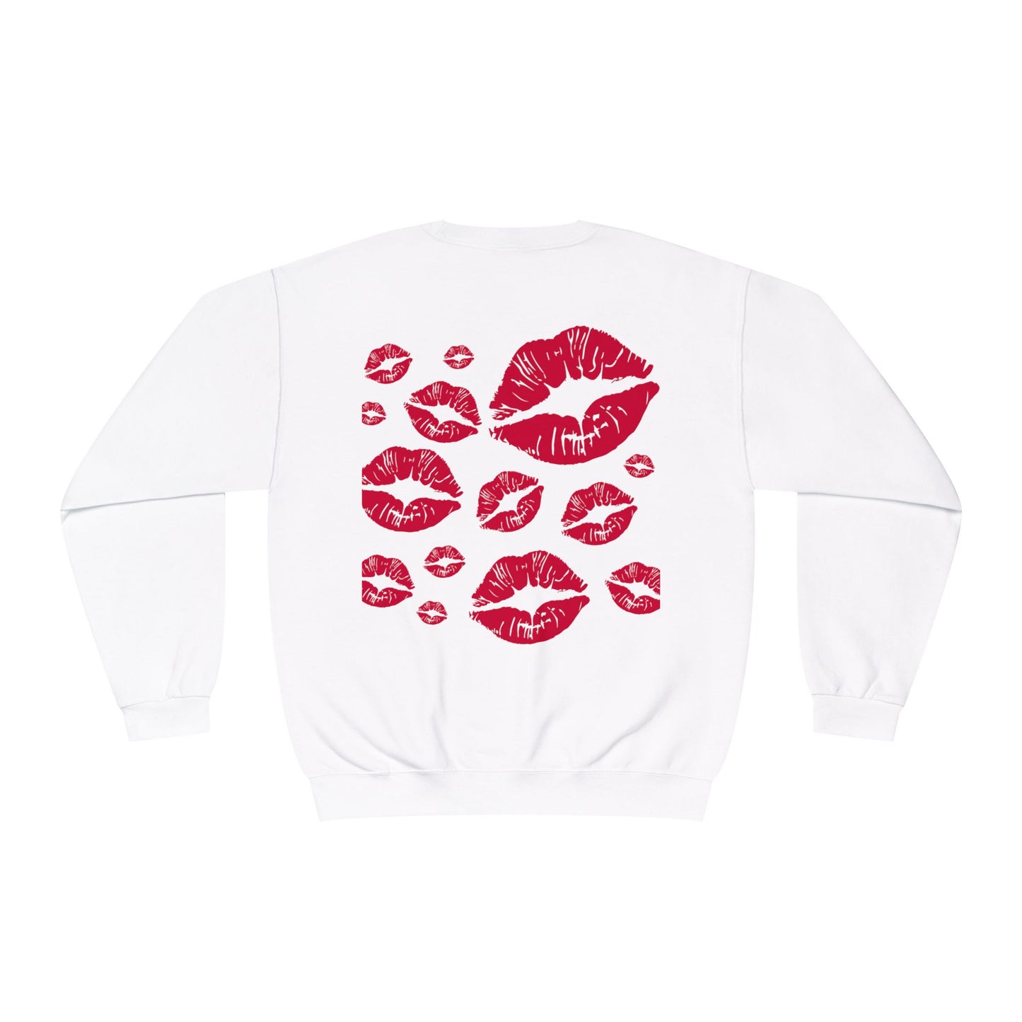 Kiss Print Crewneck Sweatshirt