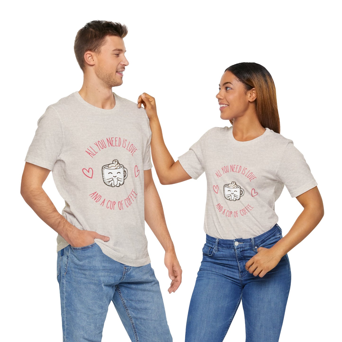 Love and Coffee Unisex Tee