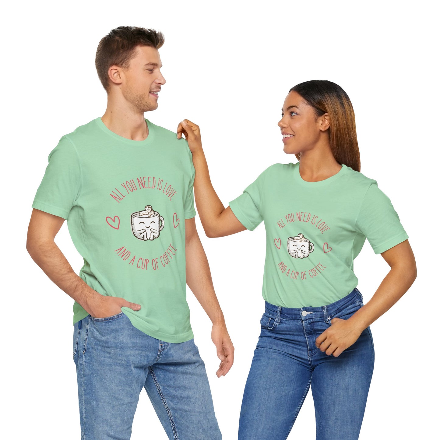 Love and Coffee Unisex Tee