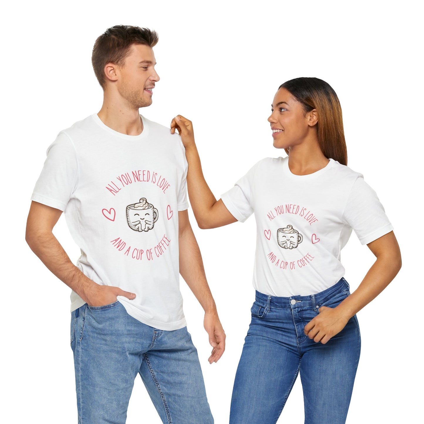 Love and Coffee Unisex Tee