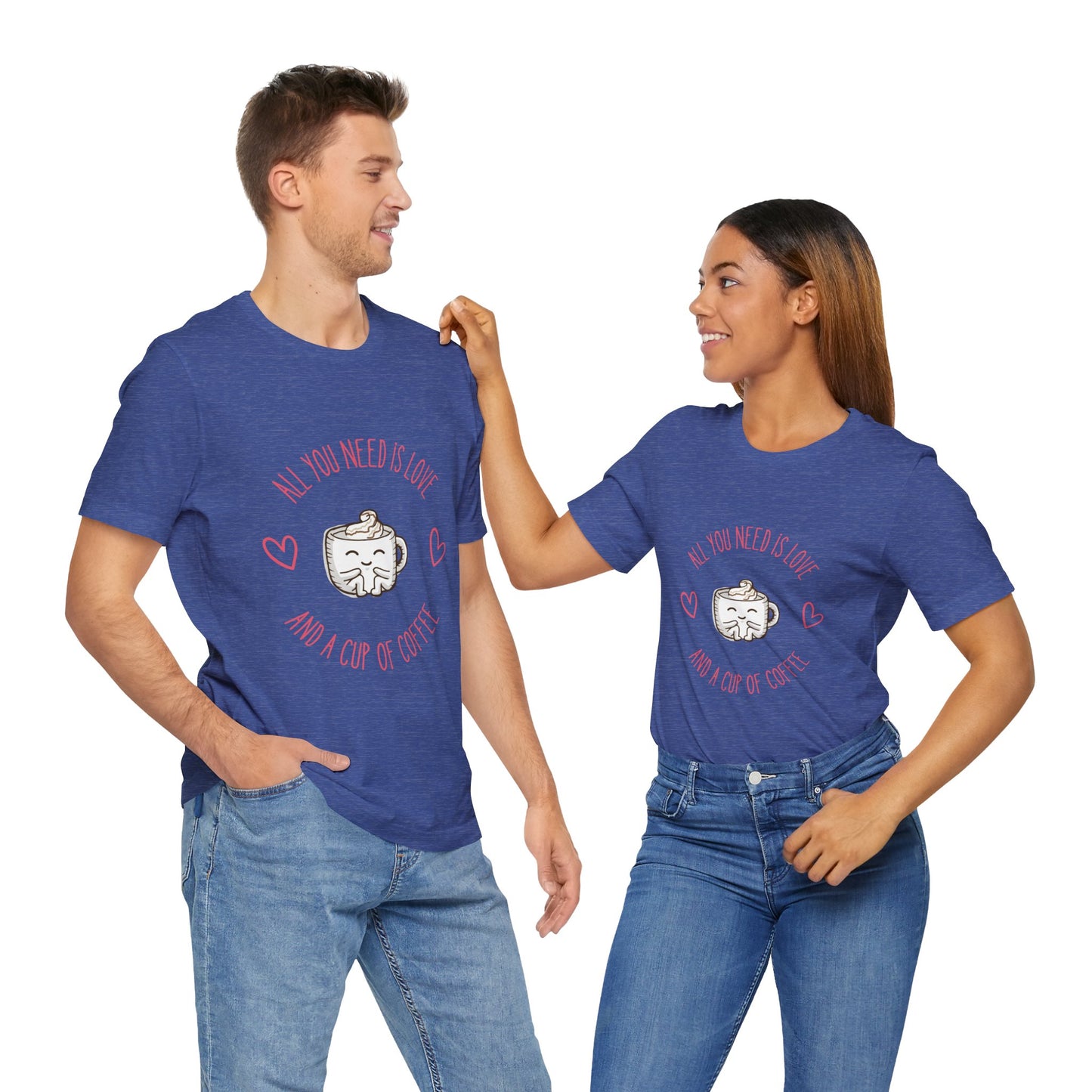 Love and Coffee Unisex Tee